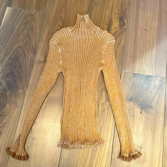 Chloe FW18 look 43 brown top - Picture 1 of 3